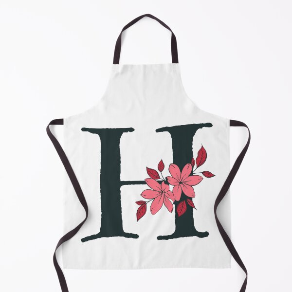 Item preview, Pink floral H monogram designed and sold by Coffee Lifestyle.