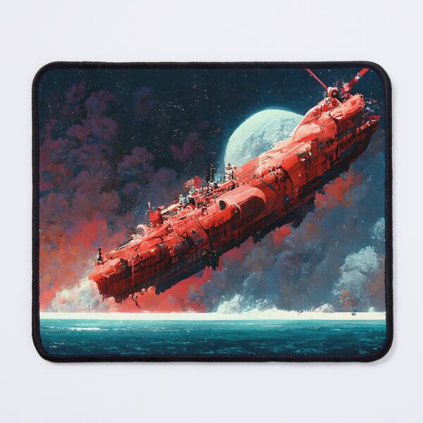 Item preview, Battleship ready to attack designed and sold by GeneratedArt.