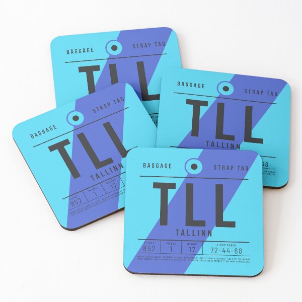 Item preview, Luggage Tag E - TLL Tallinn Estonia designed and sold by VoodooCircus.