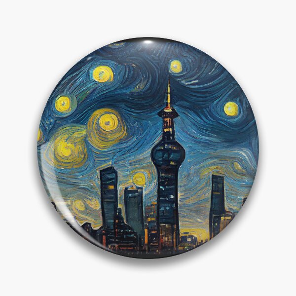 Item preview, Pearl Tower, Shanghai like starry night  designed and sold by StoneyPhenix.