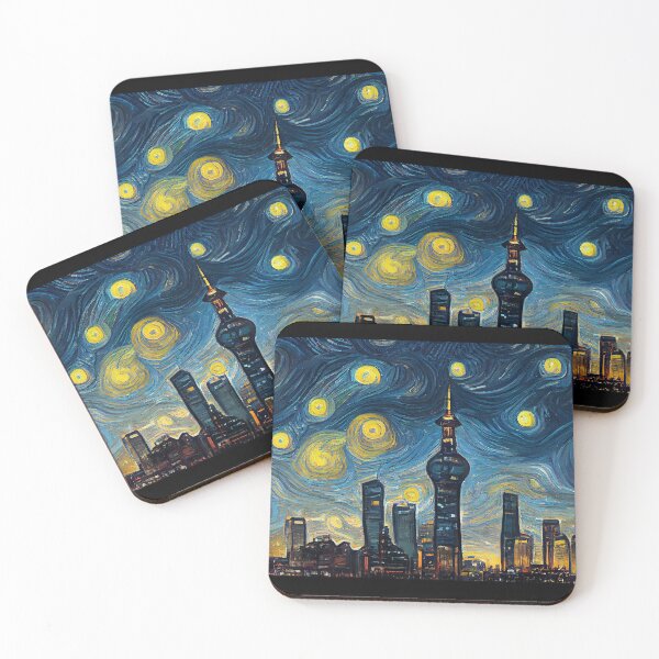 Item preview, Pearl Tower, Shanghai like starry night  designed and sold by StoneyPhenix.