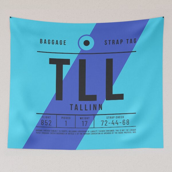 Item preview, Luggage Tag E - TLL Tallinn Estonia designed and sold by VoodooCircus.