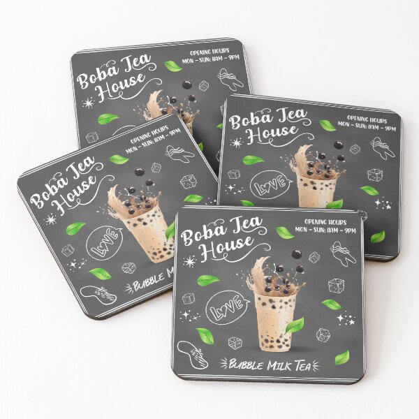 Item preview, Bubble milk tea, Pearl milk tea, Different sorts of Boba. designed and sold by HakanKACAR2014.