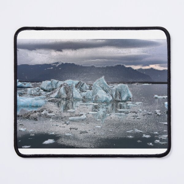 Item preview, Glacial Lake Mountain  Landscape Design Painting  designed and sold by randomtdesigns.