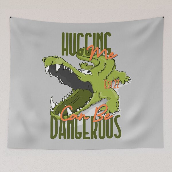 Item preview, HUGGING ME CAN BE DANGEROUS designed and sold by GAADesignz.