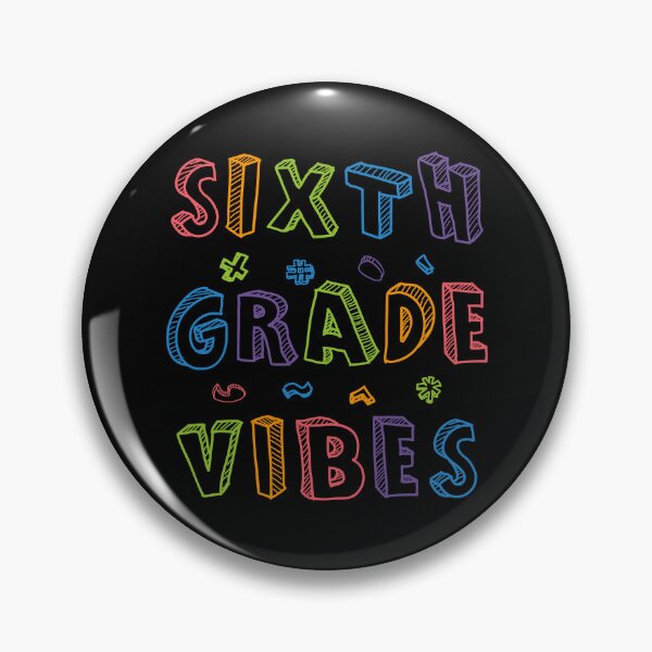 Item preview, Sixth grade vibes funny letters designed and sold by bolkibox.