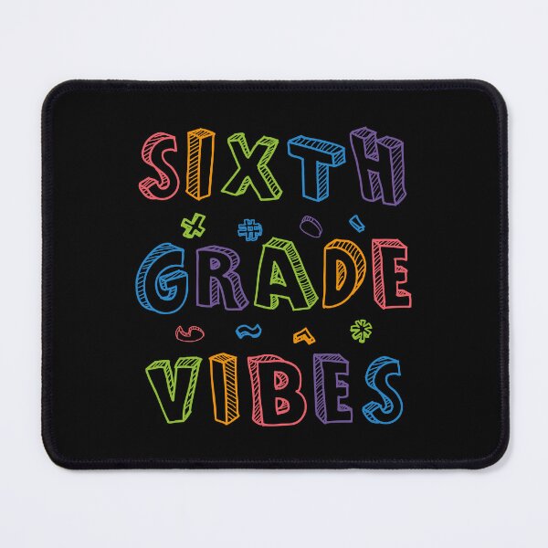 Item preview, Sixth grade vibes funny letters designed and sold by bolkibox.