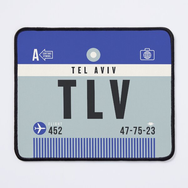 Item preview, Luggage Tag A - TLV Tel Aviv Israel designed and sold by VoodooCircus.