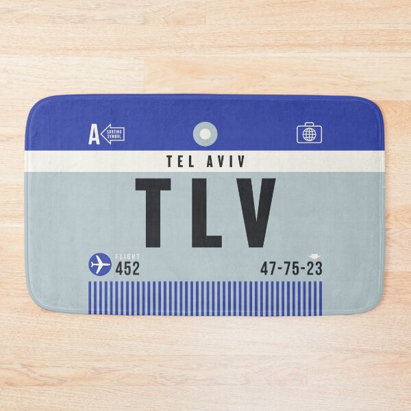 Item preview, Luggage Tag A - TLV Tel Aviv Israel designed and sold by VoodooCircus.