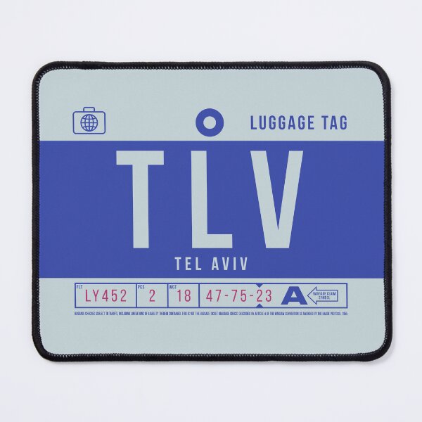 Item preview, Luggage Tag B - TLV Tel Aviv Israel designed and sold by VoodooCircus.