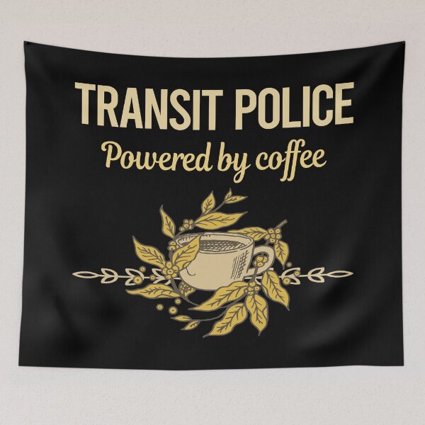 Item preview, Powered By Coffee Transit Police designed and sold by toniabrendaom.