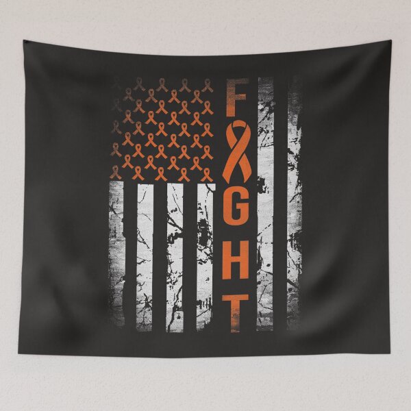 Item preview, Leukemia Ribbon Fight American Flag Leukemia Awareness  designed and sold by schromtlmaascha.