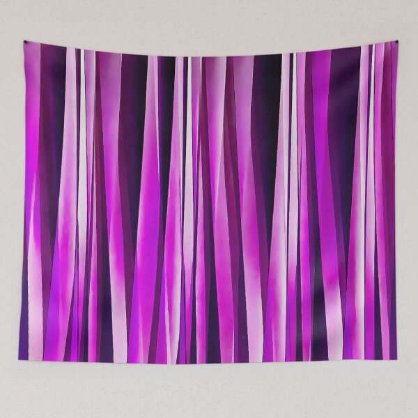 Item preview, Uneven Artistic Vertical Stripes Red Purple Hues designed and sold by taiche.