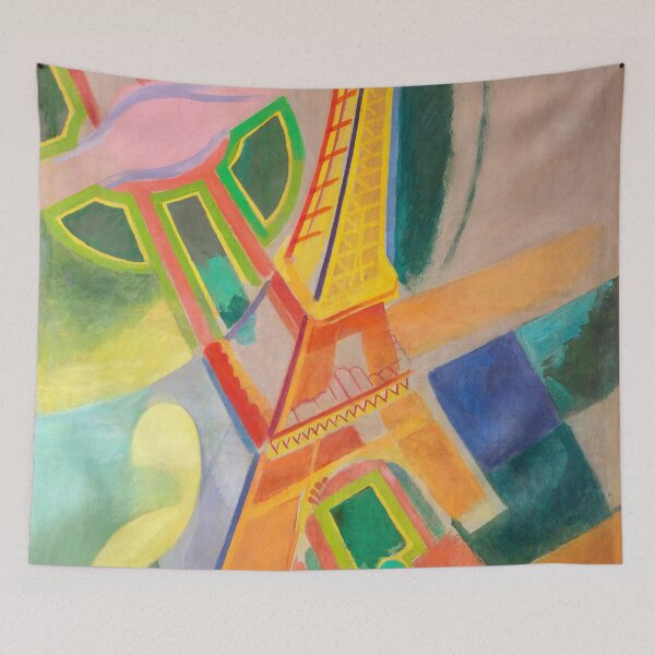 Item preview, Eiffel Tower by Robert Delaunay, 1920s designed and sold by Vintage Wall Art.