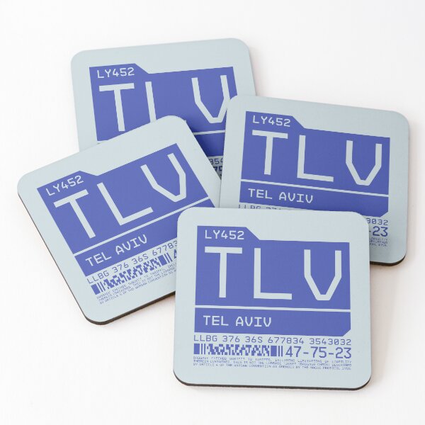 Item preview, Luggage Tag C - TLV Tel Aviv Israel designed and sold by VoodooCircus.