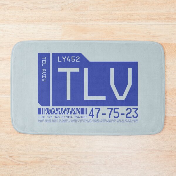 Item preview, Luggage Tag C - TLV Tel Aviv Israel designed and sold by VoodooCircus.