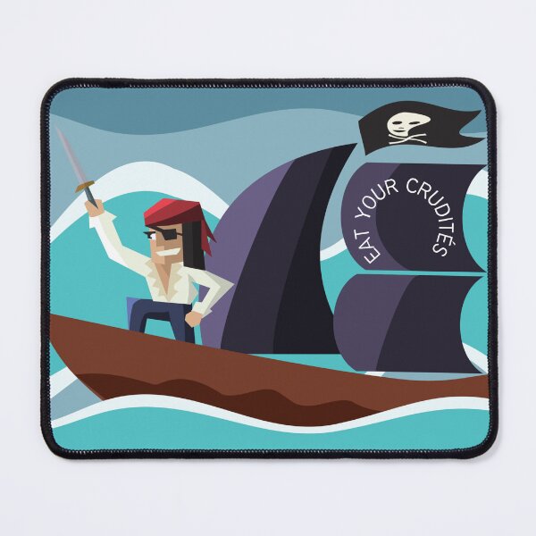 Item preview, Eat Your Crudités Pirate designed and sold by MUZA9.
