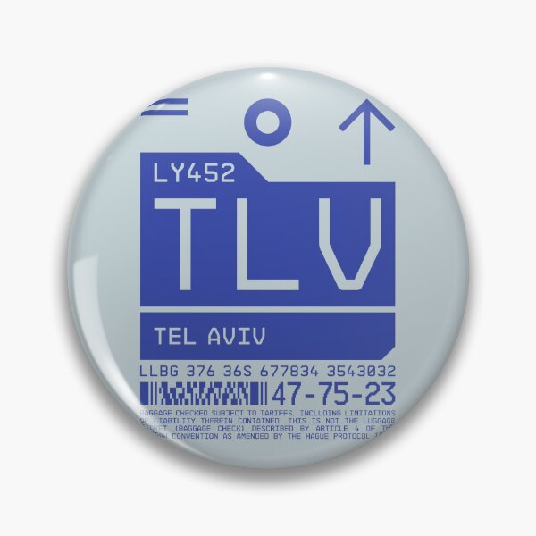 Item preview, Luggage Tag C - TLV Tel Aviv Israel designed and sold by VoodooCircus.