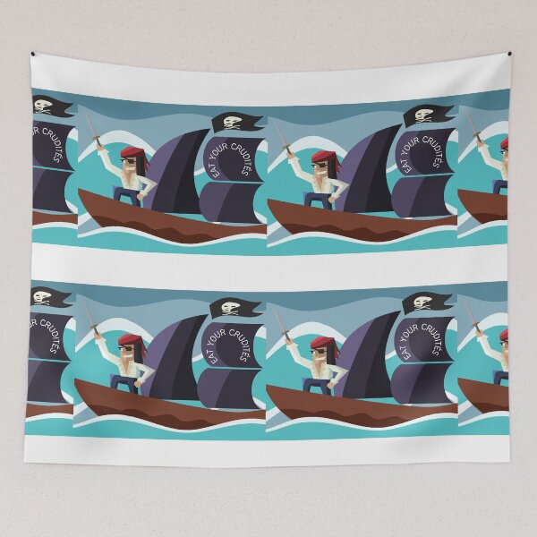 Item preview, Eat Your Crudités Pirate designed and sold by MUZA9.