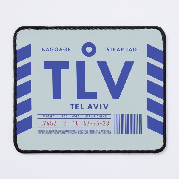 Item preview, Luggage Tag D - TLV Tel Aviv Israel designed and sold by VoodooCircus.