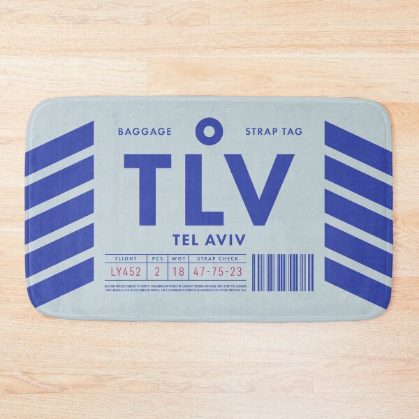 Item preview, Luggage Tag D - TLV Tel Aviv Israel designed and sold by VoodooCircus.
