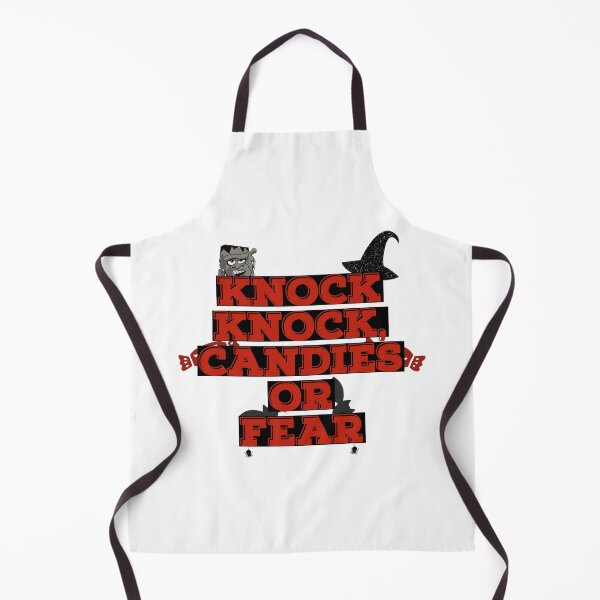 Item preview, Knock Knock, Candies or Fear.  For hallowen. designed and sold by OXYGENshop.