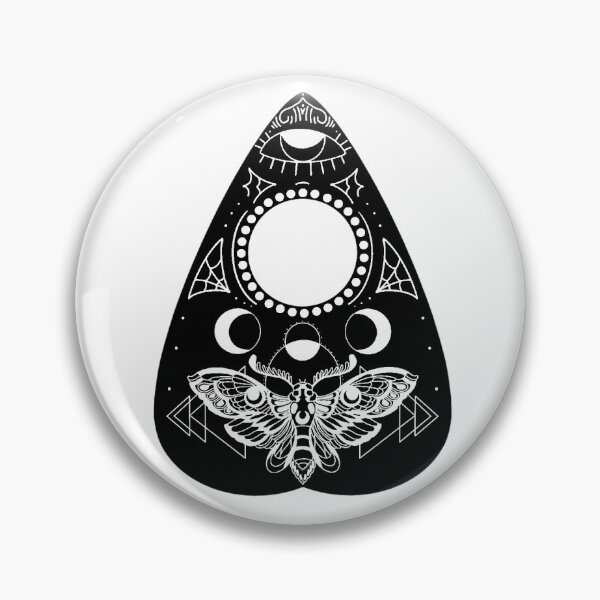 Item preview, Lunar Moth Ouija Planchette designed and sold by EveeMoss.