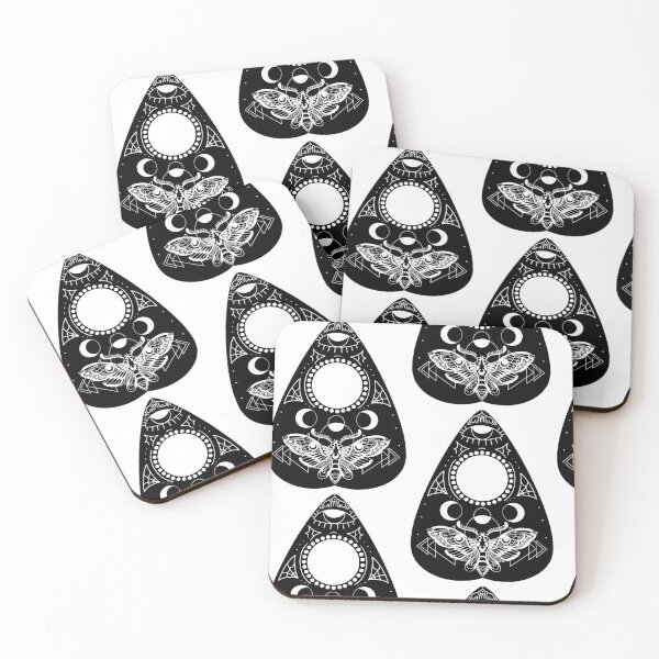 Item preview, Lunar Moth Ouija Planchette designed and sold by EveeMoss.