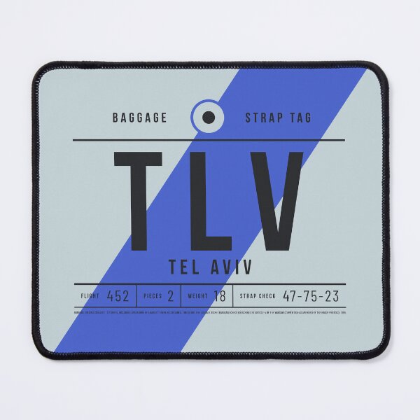 Item preview, Luggage Tag E - TLV Tel Aviv Israel designed and sold by VoodooCircus.