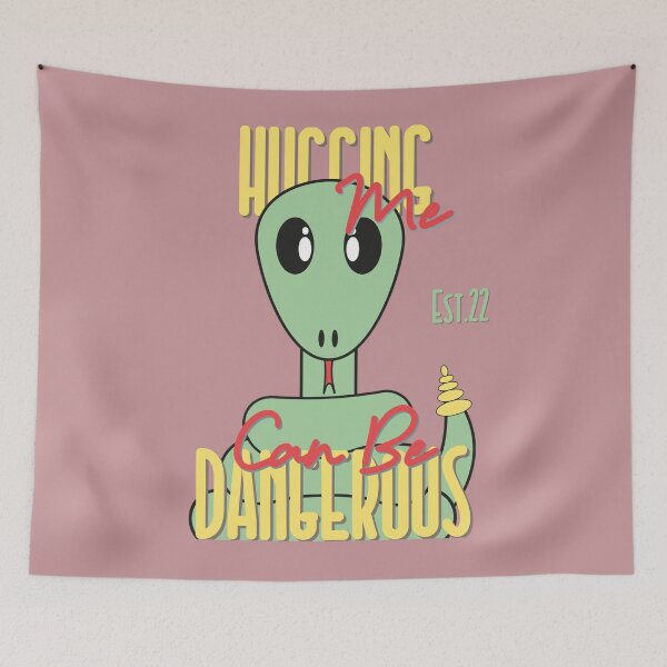 Item preview, HUGGING ME CAN BE DANGEROUS designed and sold by GAADesignz.