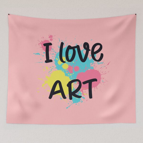 Item preview, I love art with colours spots  designed and sold by Dinablal.