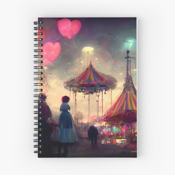 Item preview, Romantic funfair designed and sold by GeneratedArt.