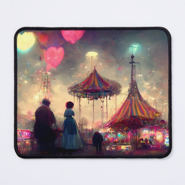 Item preview, Romantic funfair designed and sold by GeneratedArt.