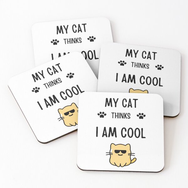Item preview, my cat thinks i'm cool designed and sold by Trucker10.