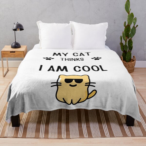Item preview, my cat thinks i'm cool designed and sold by Trucker10.