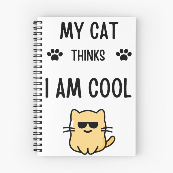 Item preview, my cat thinks i'm cool designed and sold by Trucker10.