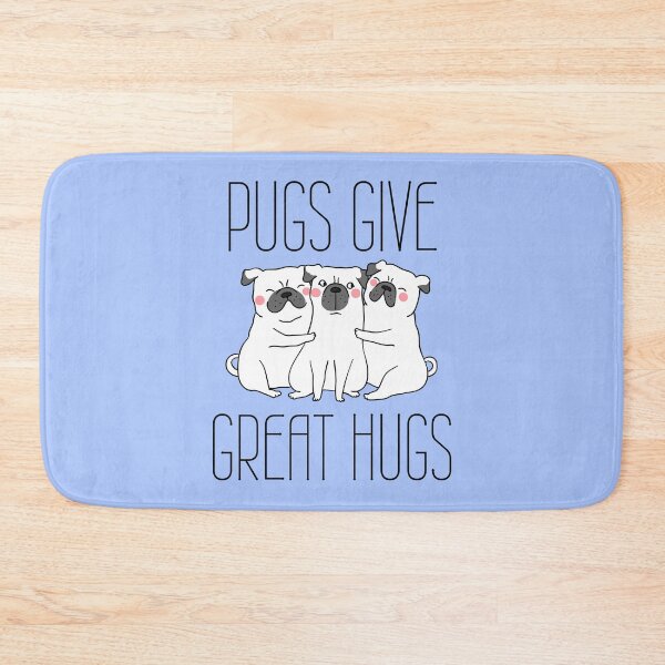 Item preview, Pugs Give Great Hugs Funny Pug Design designed and sold by to-esu.