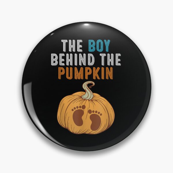Item preview, The Boy Behind the Pumpkin Dad Halloween Pregnancy Reveal designed and sold by dolsy-store.