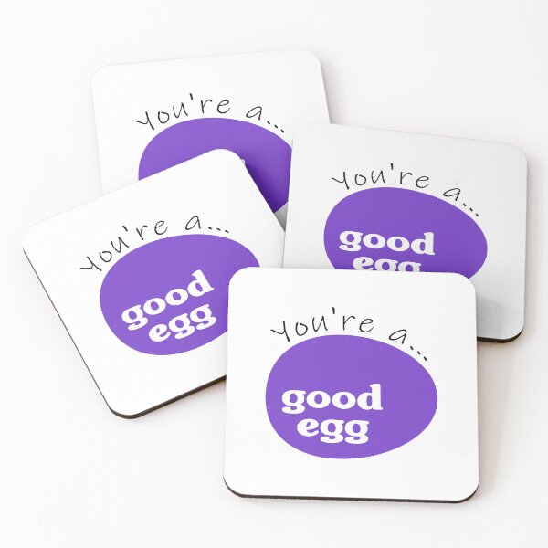 Item preview, You're a Good Egg (Dark Purple Egg) designed and sold by NameThatShirt.