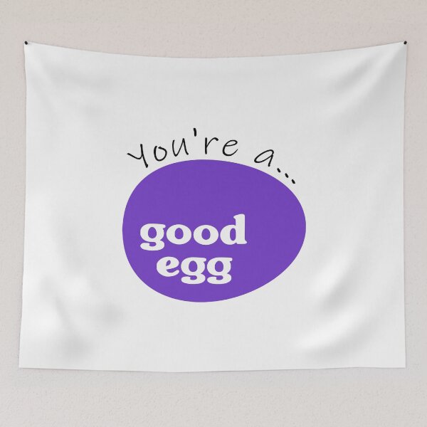 Item preview, You're a Good Egg (Dark Purple Egg) designed and sold by NameThatShirt.