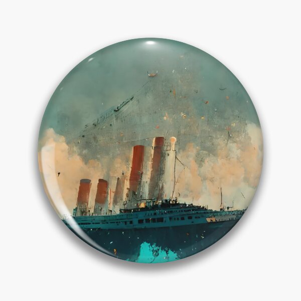 Item preview, Titanic & iceberg abstract designed and sold by GeneratedArt.