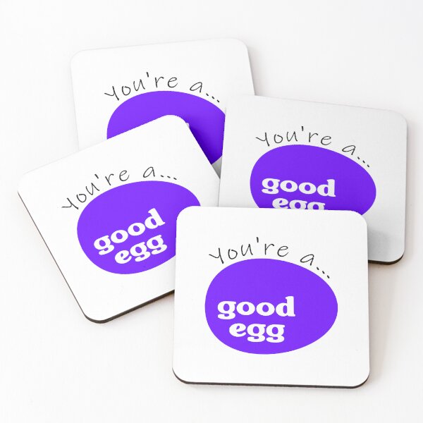 Item preview, You're a Good Egg (Bright Blue Egg) designed and sold by NameThatShirt.