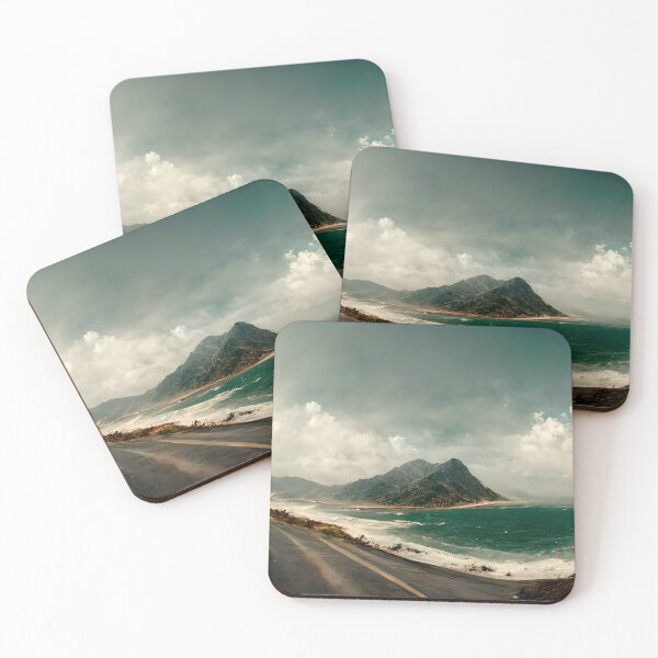 Item preview, Cinematic drive by the sea designed and sold by GeneratedArt.
