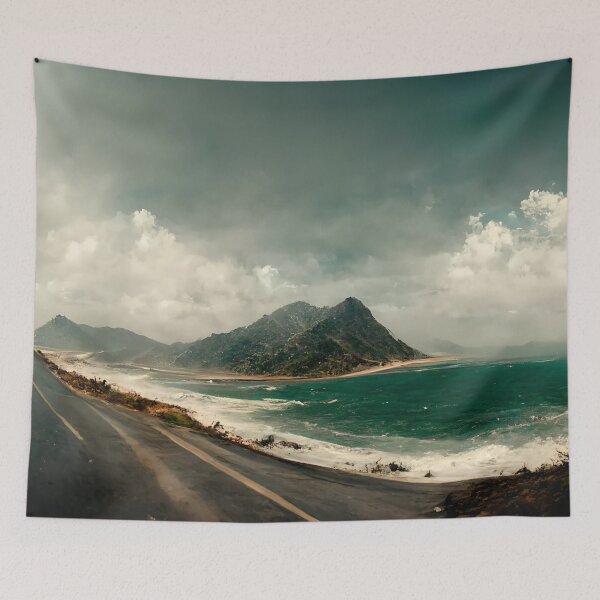 Item preview, Cinematic drive by the sea designed and sold by GeneratedArt.