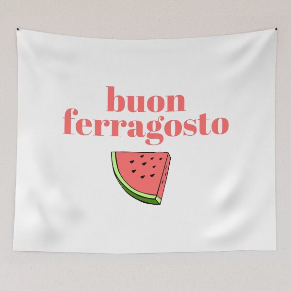 Item preview, Buon Ferragosto Happy Summer designed and sold by diezitrones.
