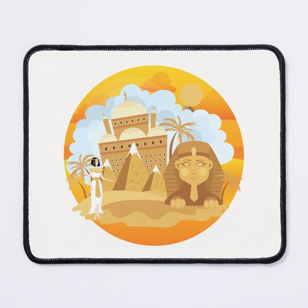 Item preview, Ancient Egypt Symbols and the Sphinx designed and sold by ArtOfStars.