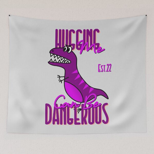 Item preview, HUGGING ME CAN BE DANGEROUS designed and sold by GAADesignz.