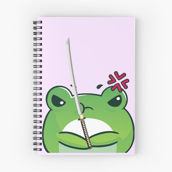 Item preview, Cute Cartoon Kawaii Frog holding knife | adorable knife animals | Japanese Kawaii aesthetic | Kawaii knife Frog | Froggy knife | Chibi kawaii frog and mushrooms designed and sold by Saffire6.