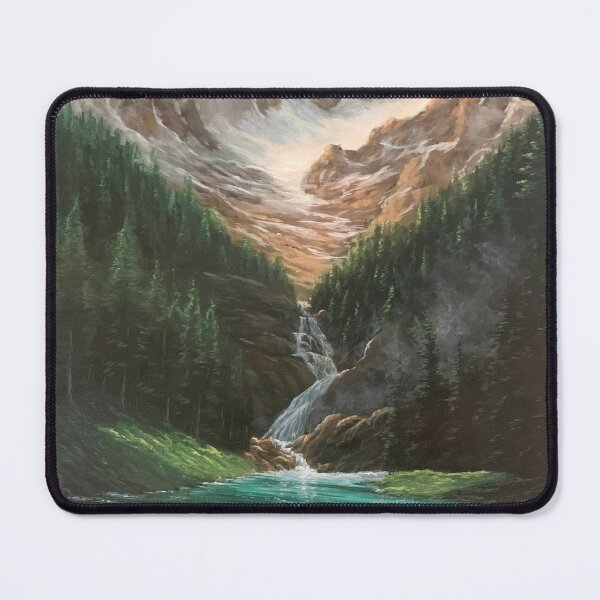 Item preview, Mountain Stream Valley  designed and sold by SunscapesArt.