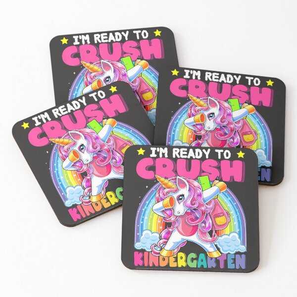 Item preview, Crush Kindergarten Dabbing Unicorn Back to School Girls Gift  designed and sold by fawsonpnhamme.
